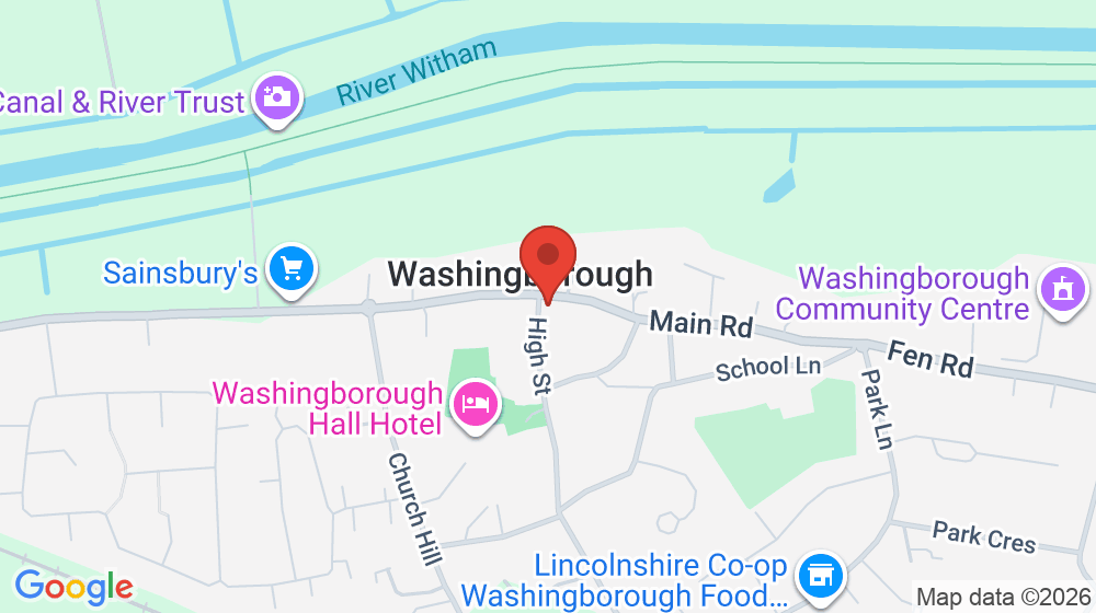 Map showing the location of Pizza Place