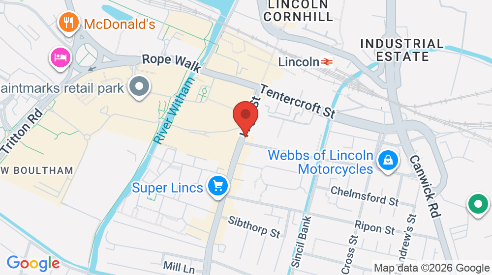 Map showing the location of Pizzeria 90