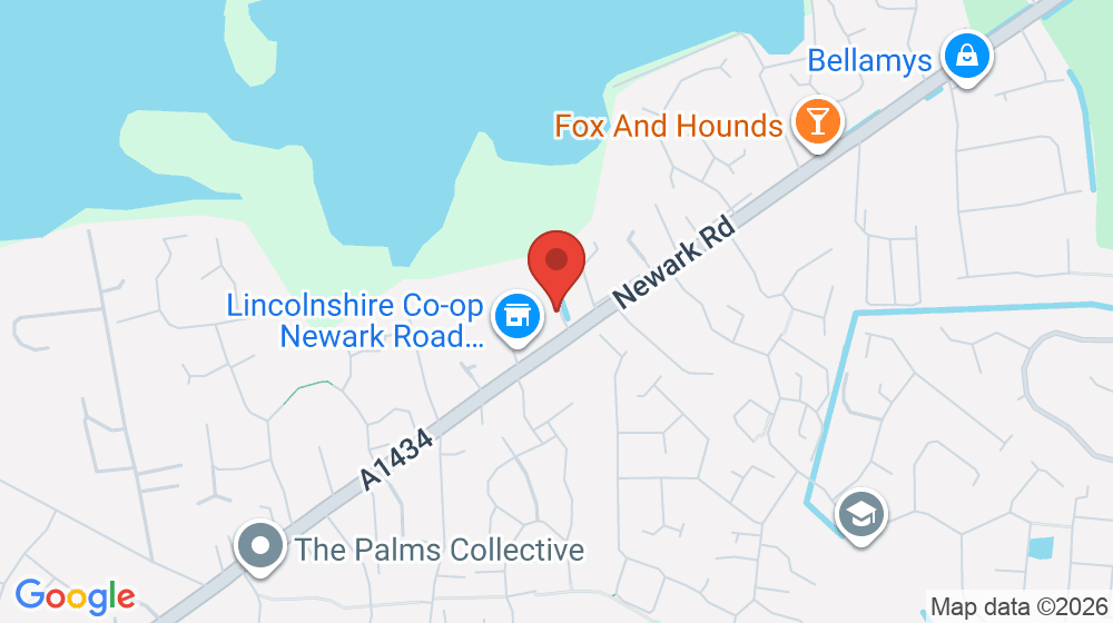 Map showing the location of Poachers Den