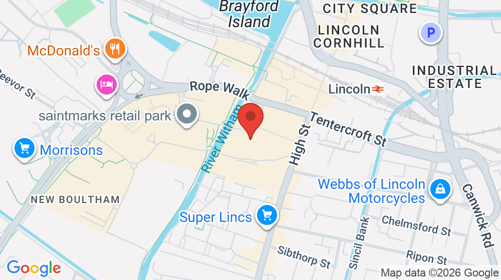 Map showing the location of PureGym
