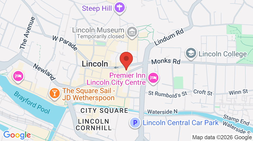 Map showing the location of Pygott and Crone