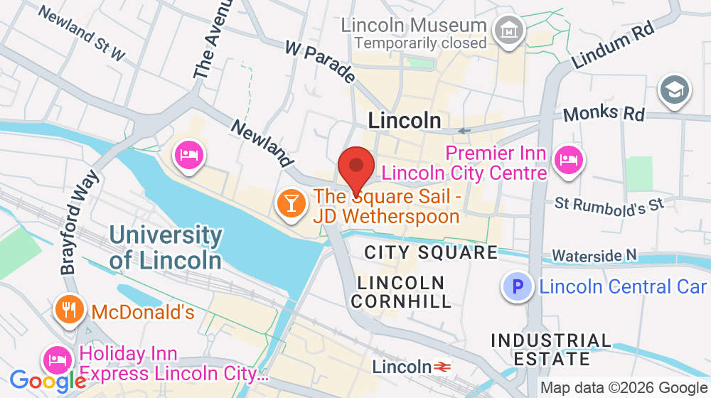 Map showing the location of Red Five Bar