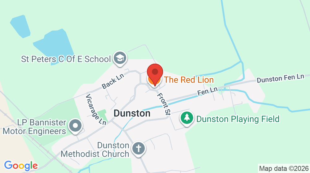 Map showing the location of Red Lion
