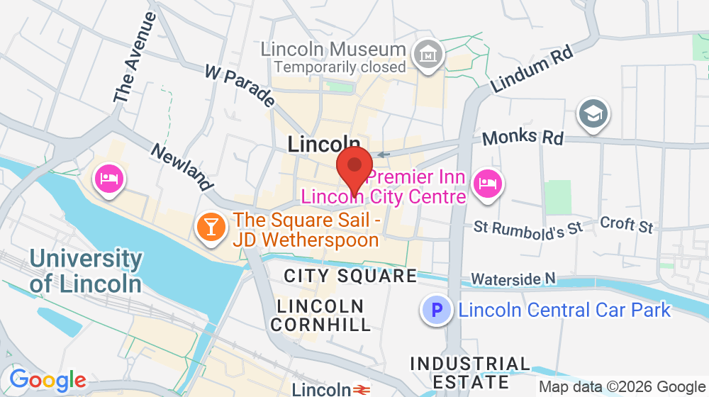 Map showing the location of Ringrose Law