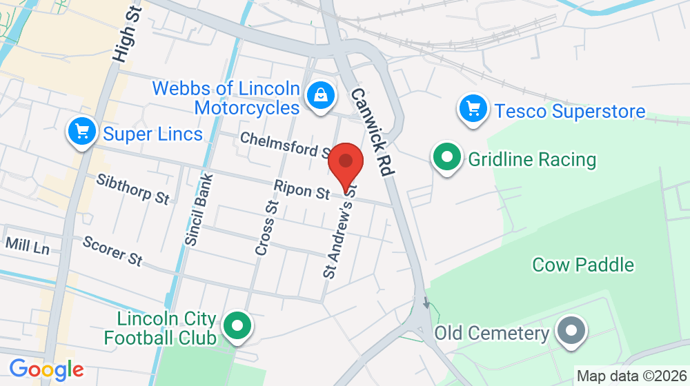 Map showing the location of Ripon Street Stores