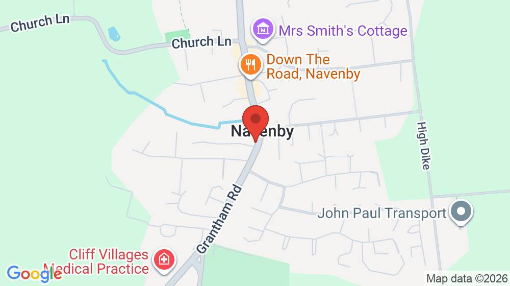 Map showing the location of Robin Rose Bakes