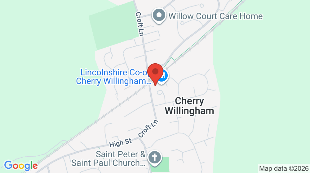 Map showing the location of Rosie Lea Cafe