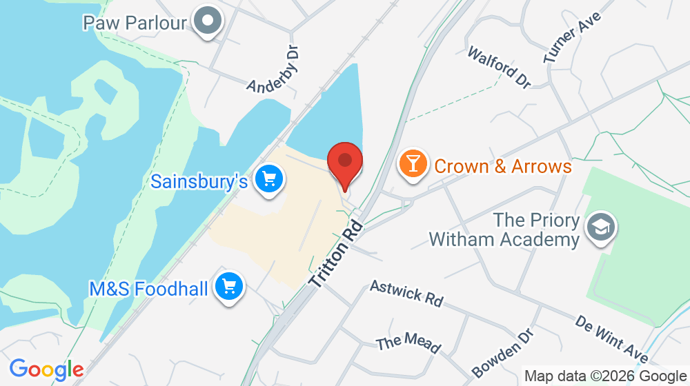 Map showing the location of Sainsbury's