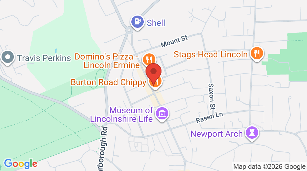 Map showing the location of Signature Barber