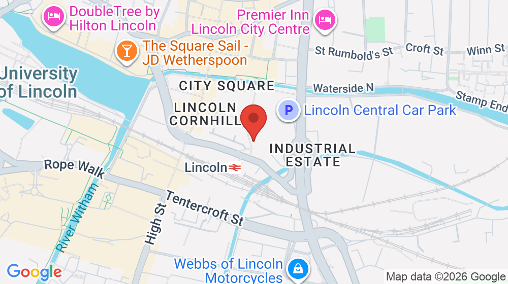 Map showing the location of Sincil Salon