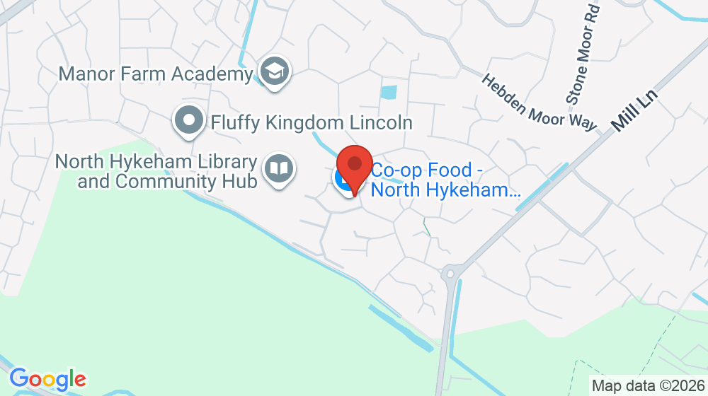 Map showing the location of Sisters Traditional Fish and Chips