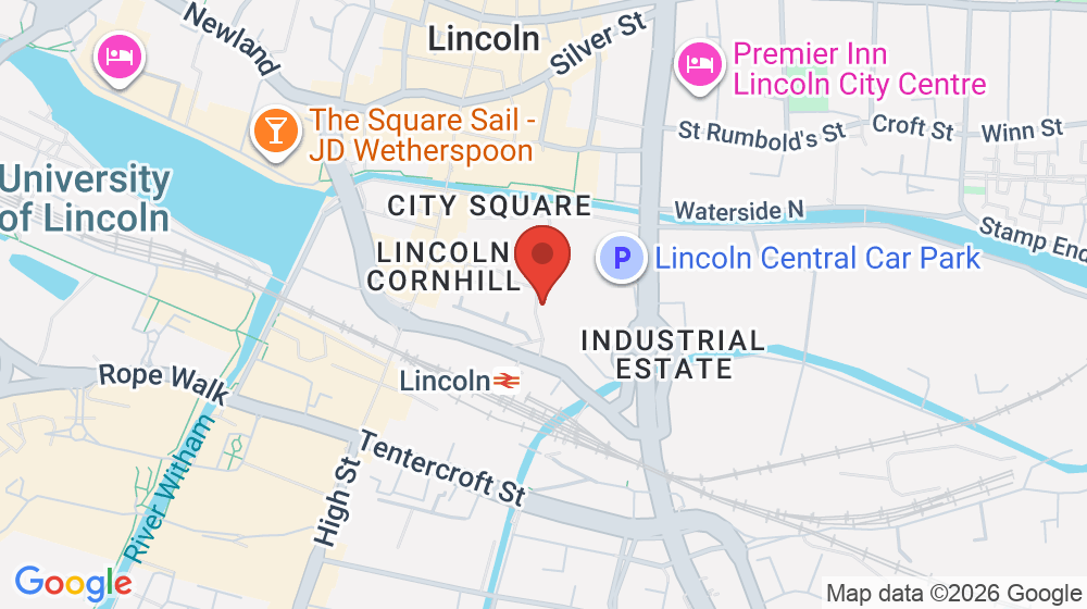 Map showing the location of Smiths The Jewellers