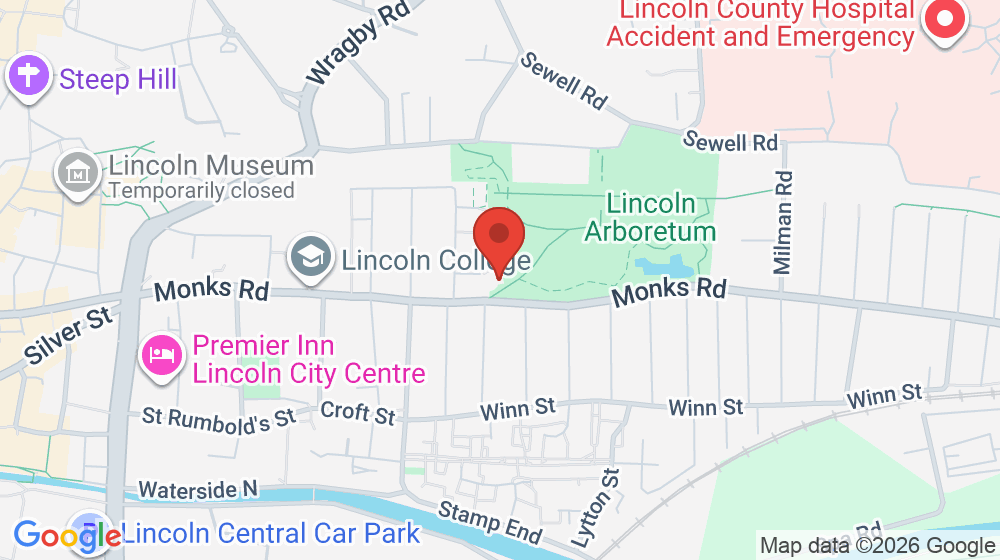 Map showing the location of Stokes Tea and Coffee