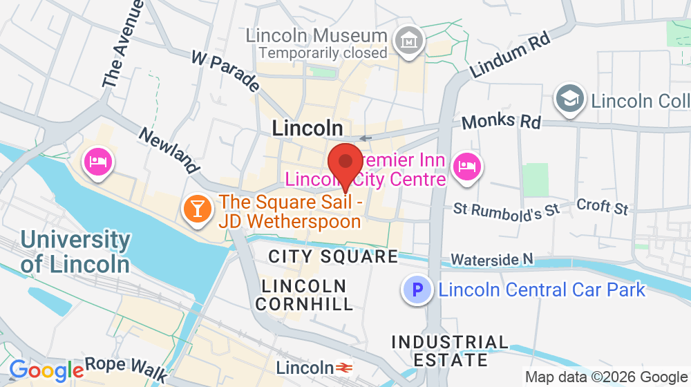 Map showing the location of Talking Heads