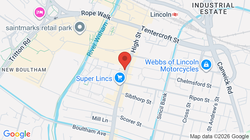 Map showing the location of Tech Genie