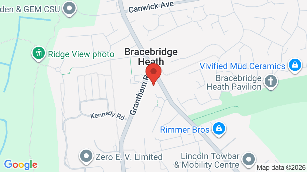 Map showing the location of Tesco Express