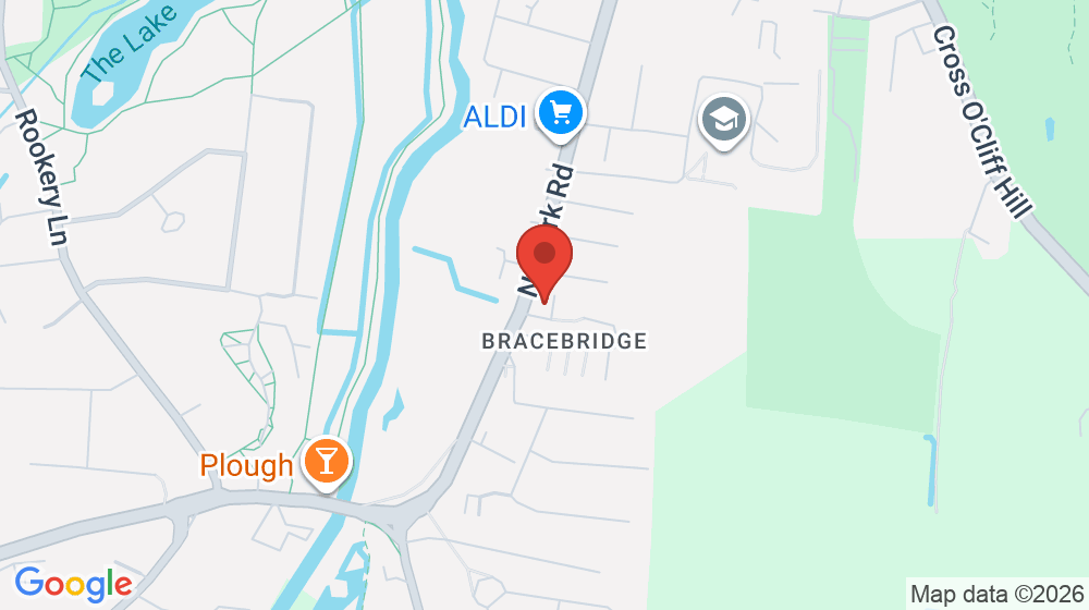 Map showing the location of Tesco Express