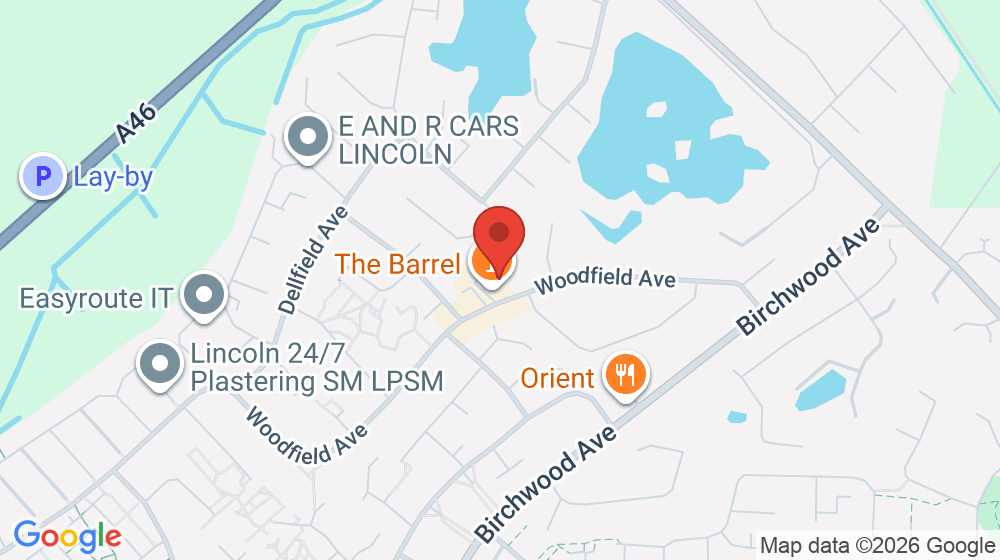 Map showing the location of The Barrel