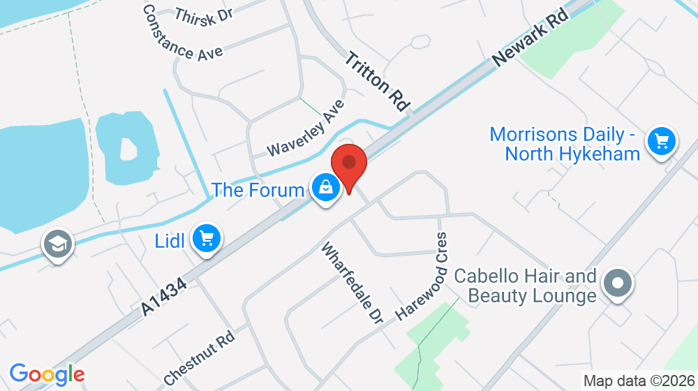 Map showing the location of The Forum Post Office