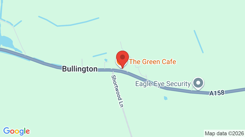Map showing the location of The Green Cafe