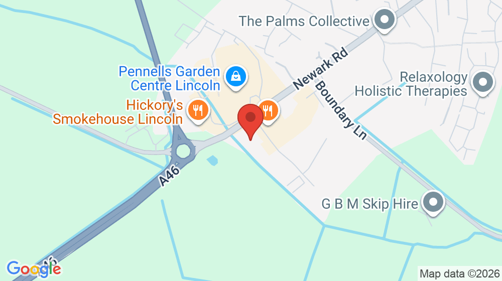 Map showing the location of The Hykeham Manor