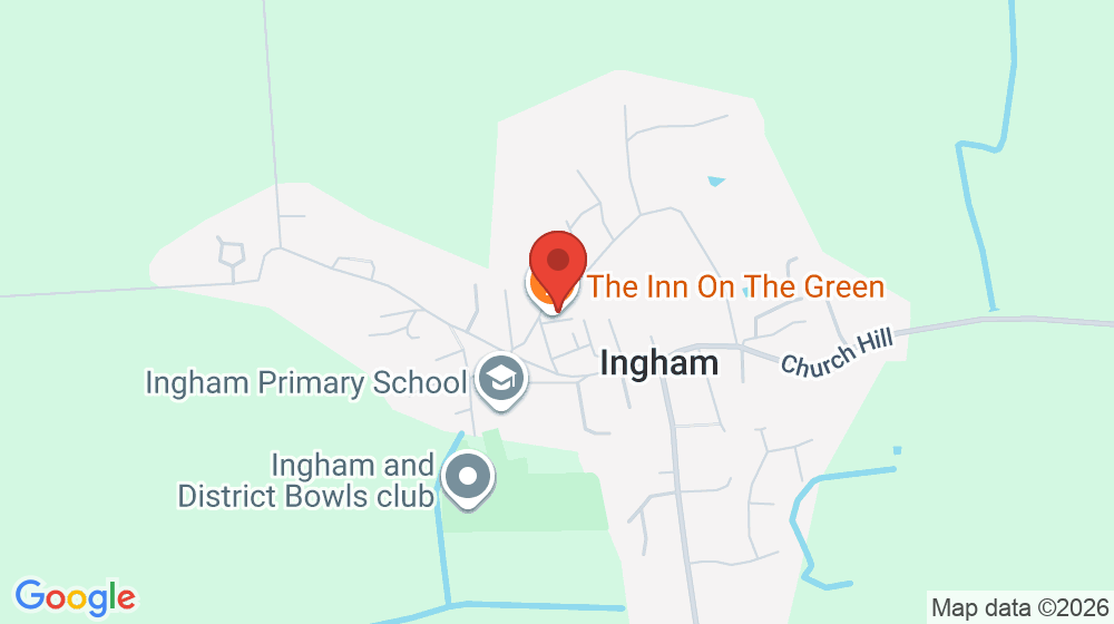 Map showing the location of The Inn On The Green