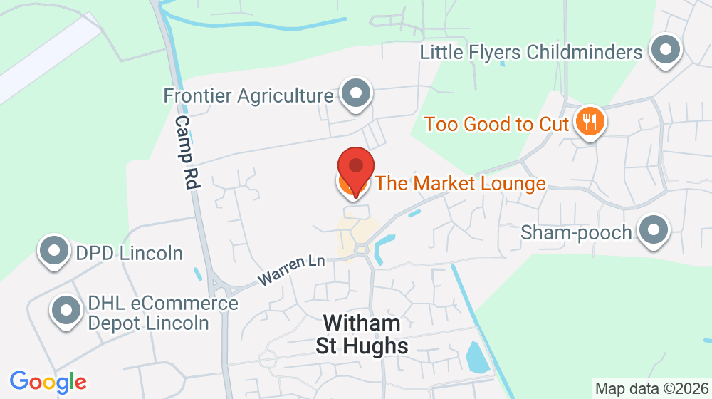 Map showing the location of The Market Lounge