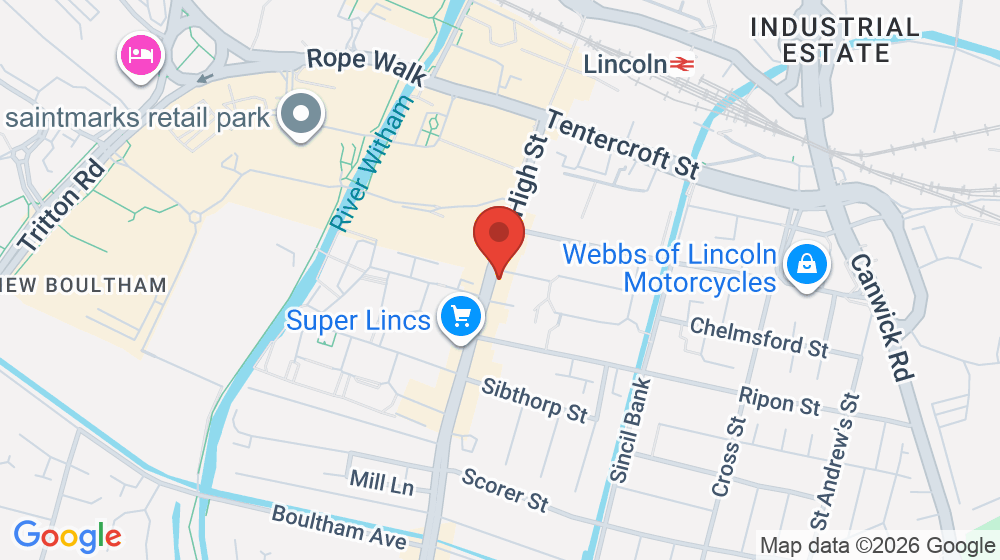 Map showing the location of The Modern Indian Cuisine