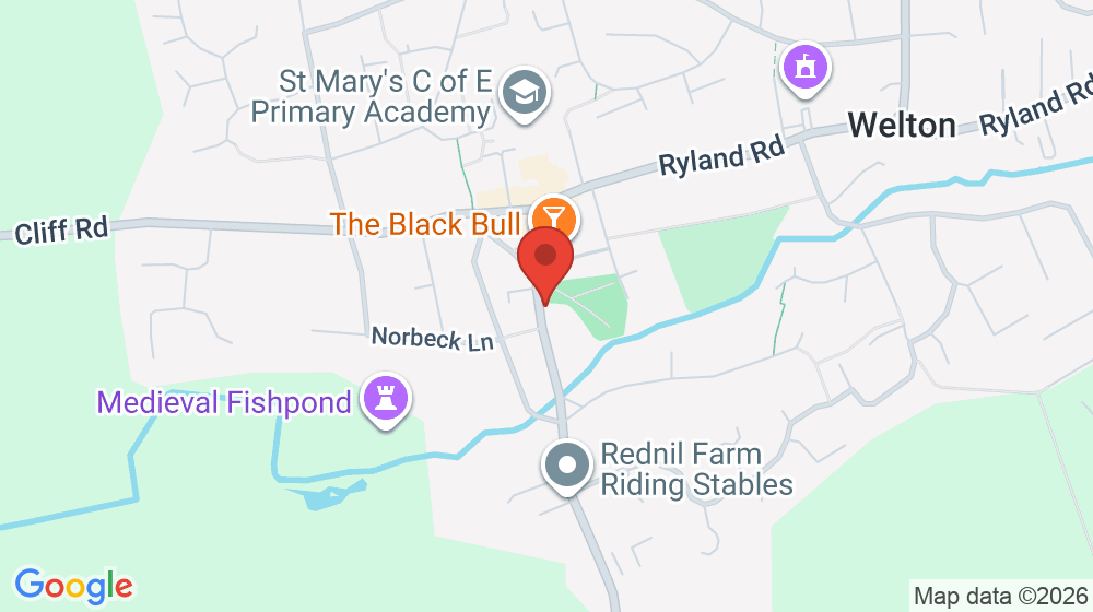 Map showing the location of The Mustard Seed