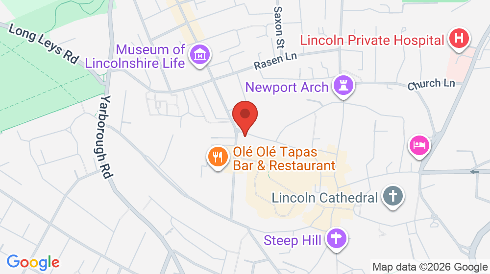 Map showing the location of The Strugglers Inn