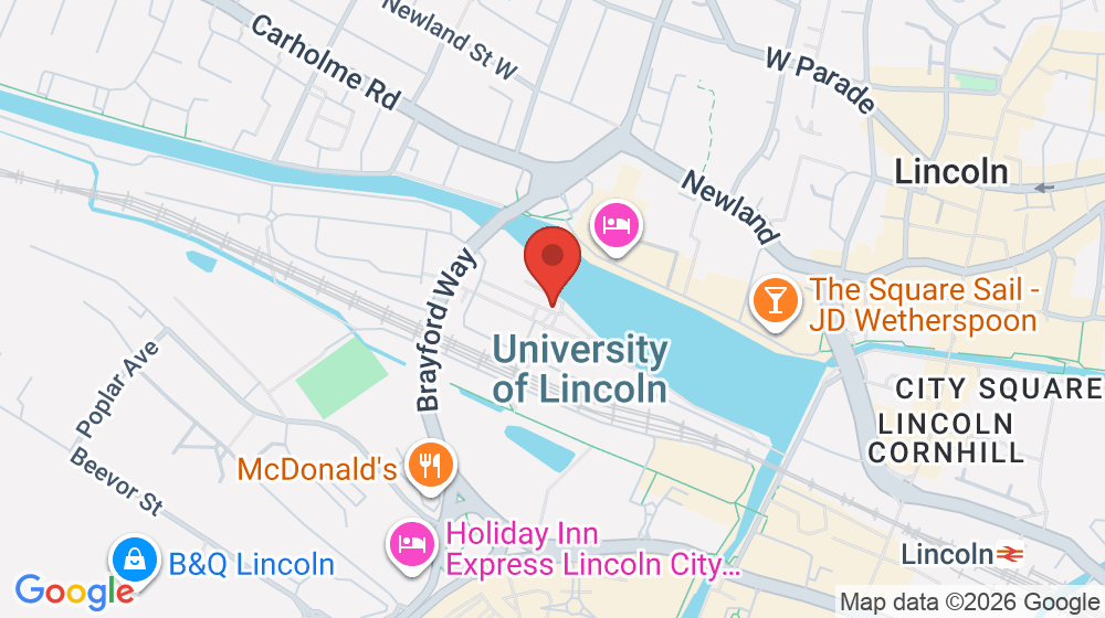 Map showing the location of The Swan