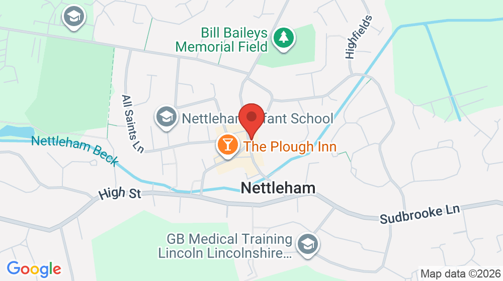 Map showing the location of The Tea Cosy