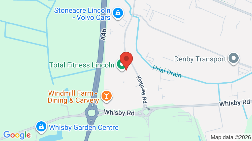 Map showing the location of Total Fitness