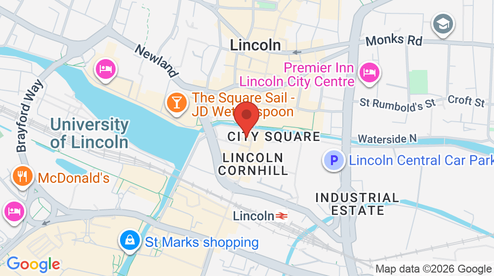 Map showing the location of TSB