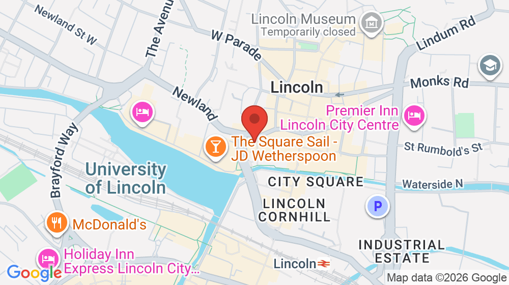 Map showing the location of Urban Sanctuary