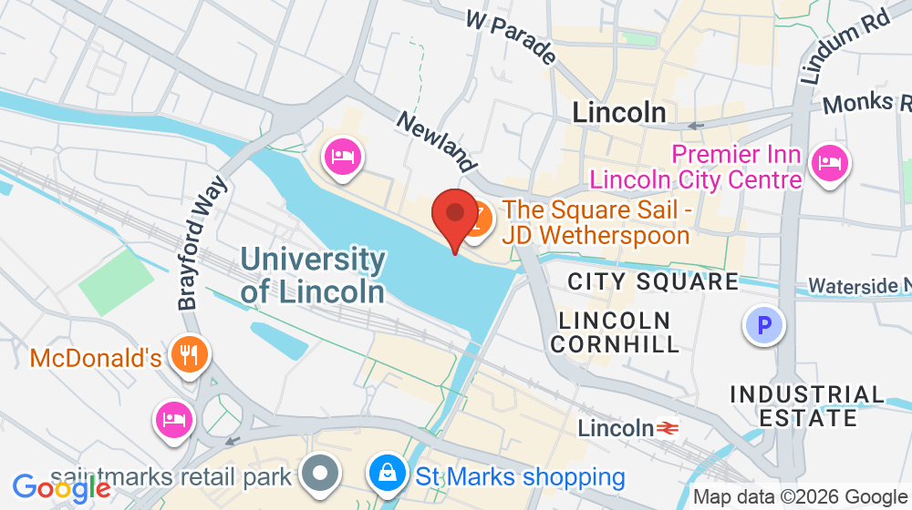 Map showing the location of Wagamama