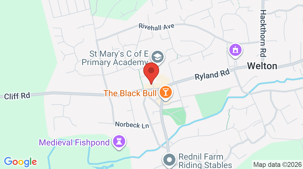 Map showing the location of Welton Chippy