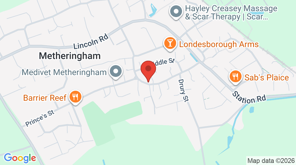 Map showing the location of White Hart