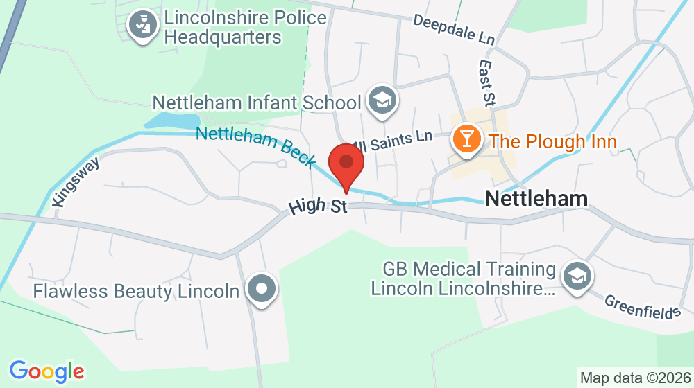 Map showing the location of White Hart