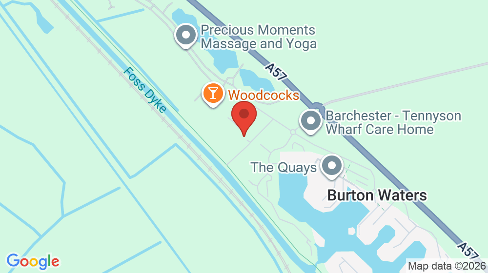 Map showing the location of Woodcocks
