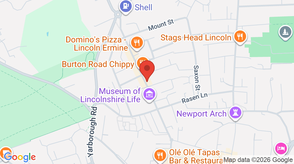 Map showing the location of YMCA