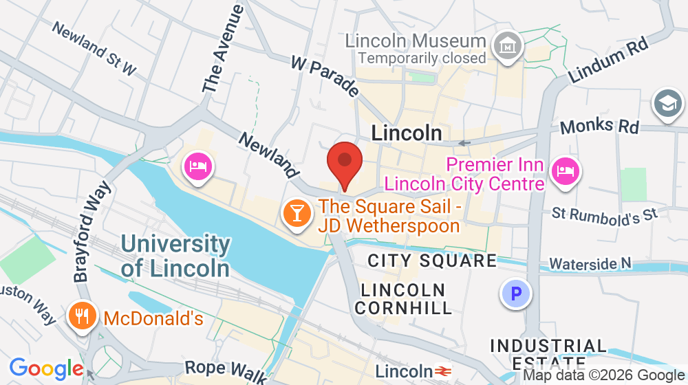 Map showing the location of Your Move